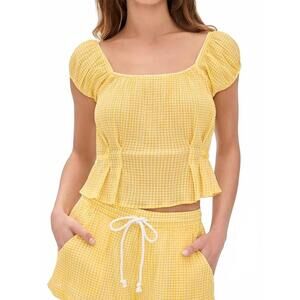 NEW CIAO LUCIA lillie top in sun